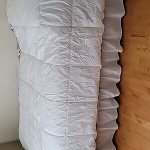 Sears Synthetic Fill White Duvet- Twin